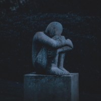 statue representing grief